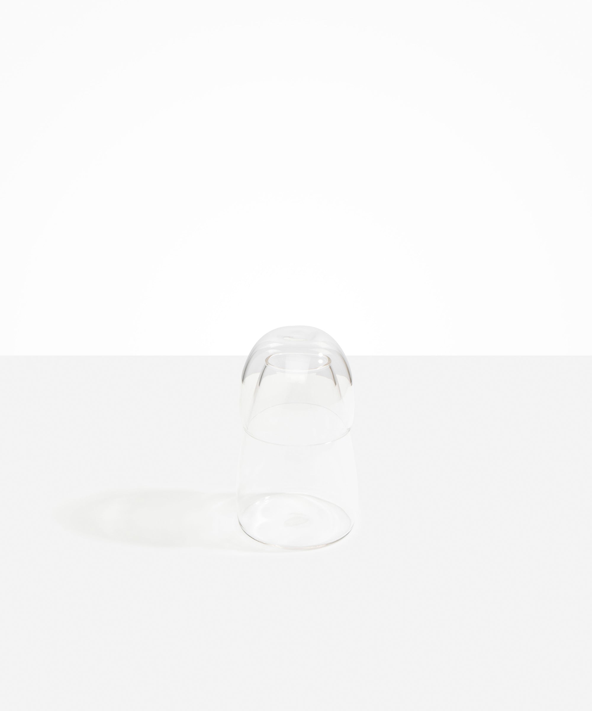 Dinosaur Designs coloured Glass Pebble Carafe cup and jug set in transparent clear..