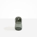 Dinosaur Designs coloured Glass Pebble Carafe cup and jug set in transparent black..
