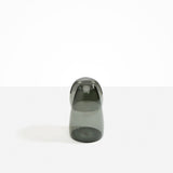 Dinosaur Designs coloured Glass Pebble Carafe cup and jug set in transparent black..