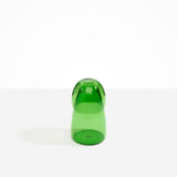 Dinosaur Designs coloured Glass Pebble Carafe cup and jug set in transparent green..