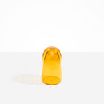 Dinosaur Designs coloured Glass Pebble Carafe cup and jug set in transparent yellow..