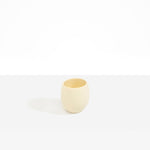Dinosaur Designs Large Rock Cup in Cream Colour resin.