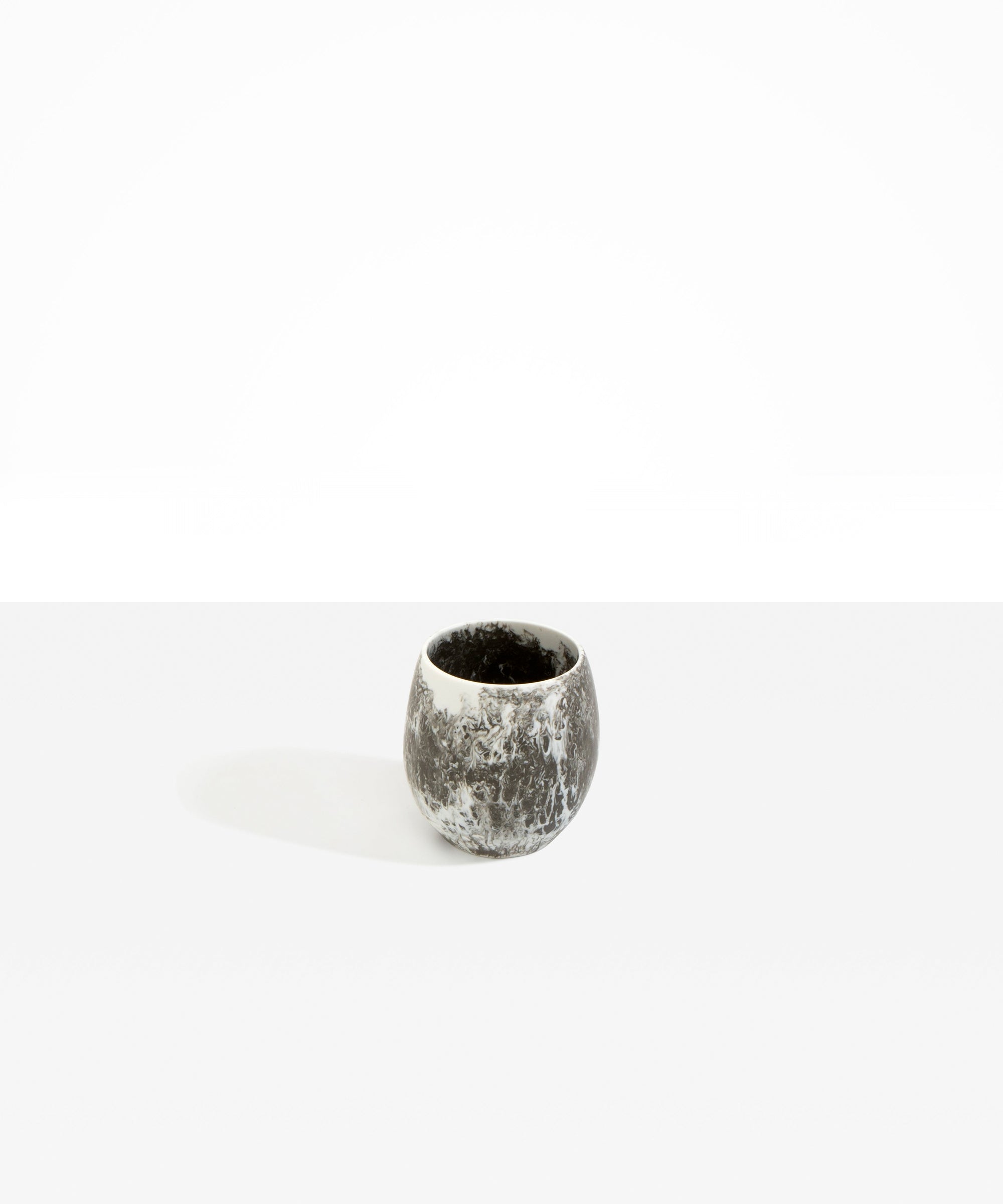 Dinosaur Designs Large Rock Cup in Granite Colour resin