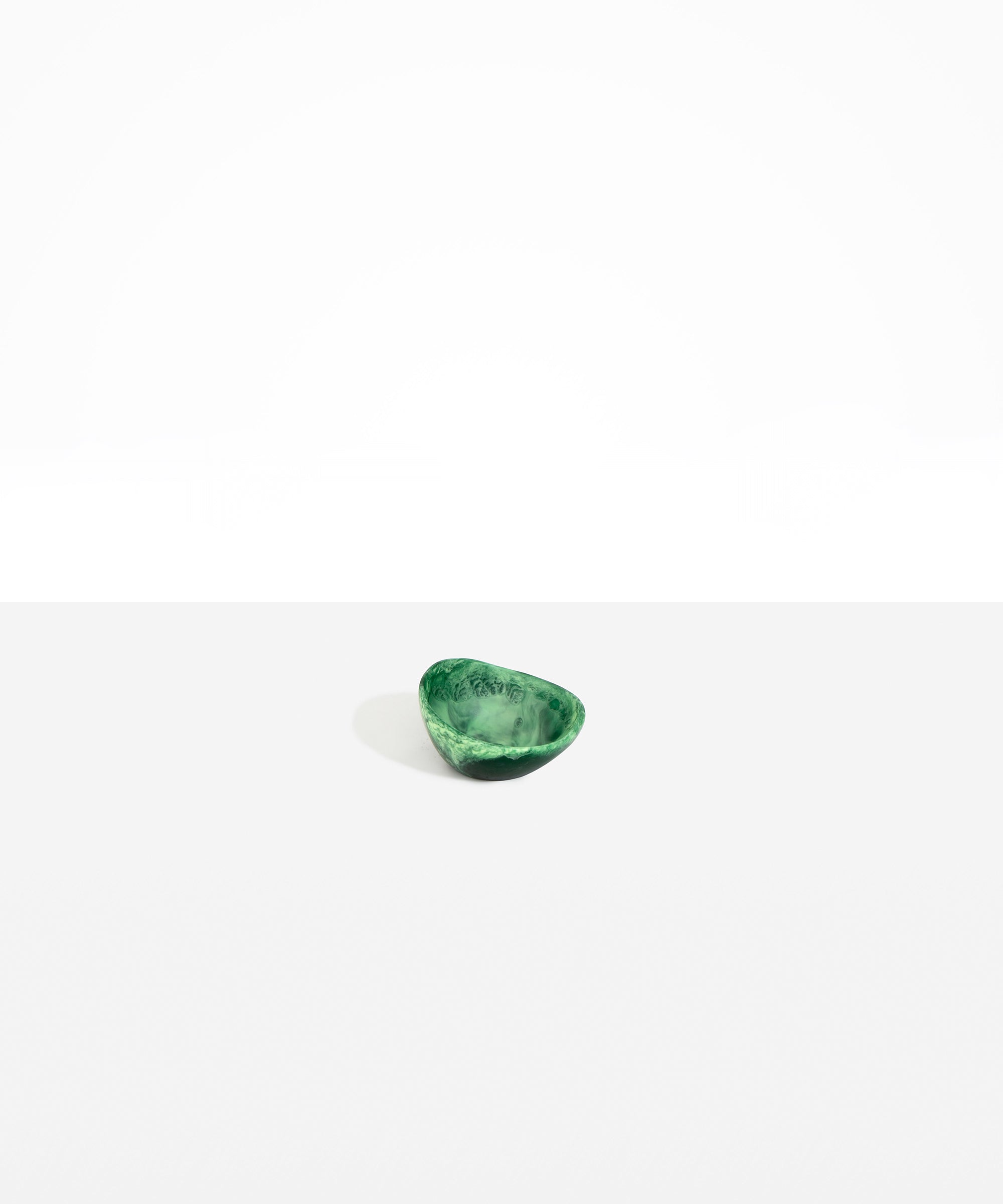 Dinosaur Designs Slate Ring in White Marble Colour resin with Regular Fit...