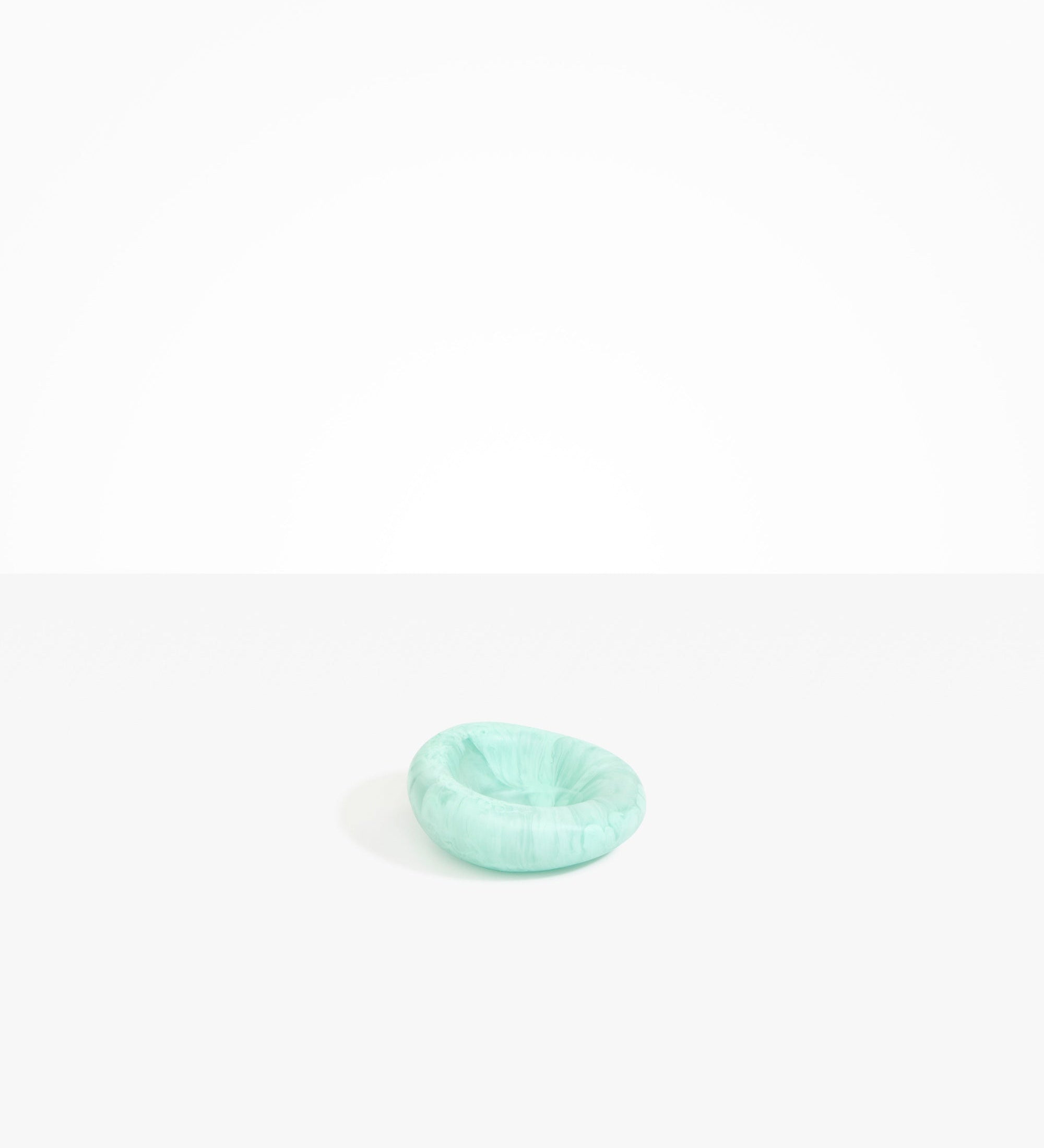 Dinosaur Designs Medium Drift Dish Tableware in Mint Colour resin