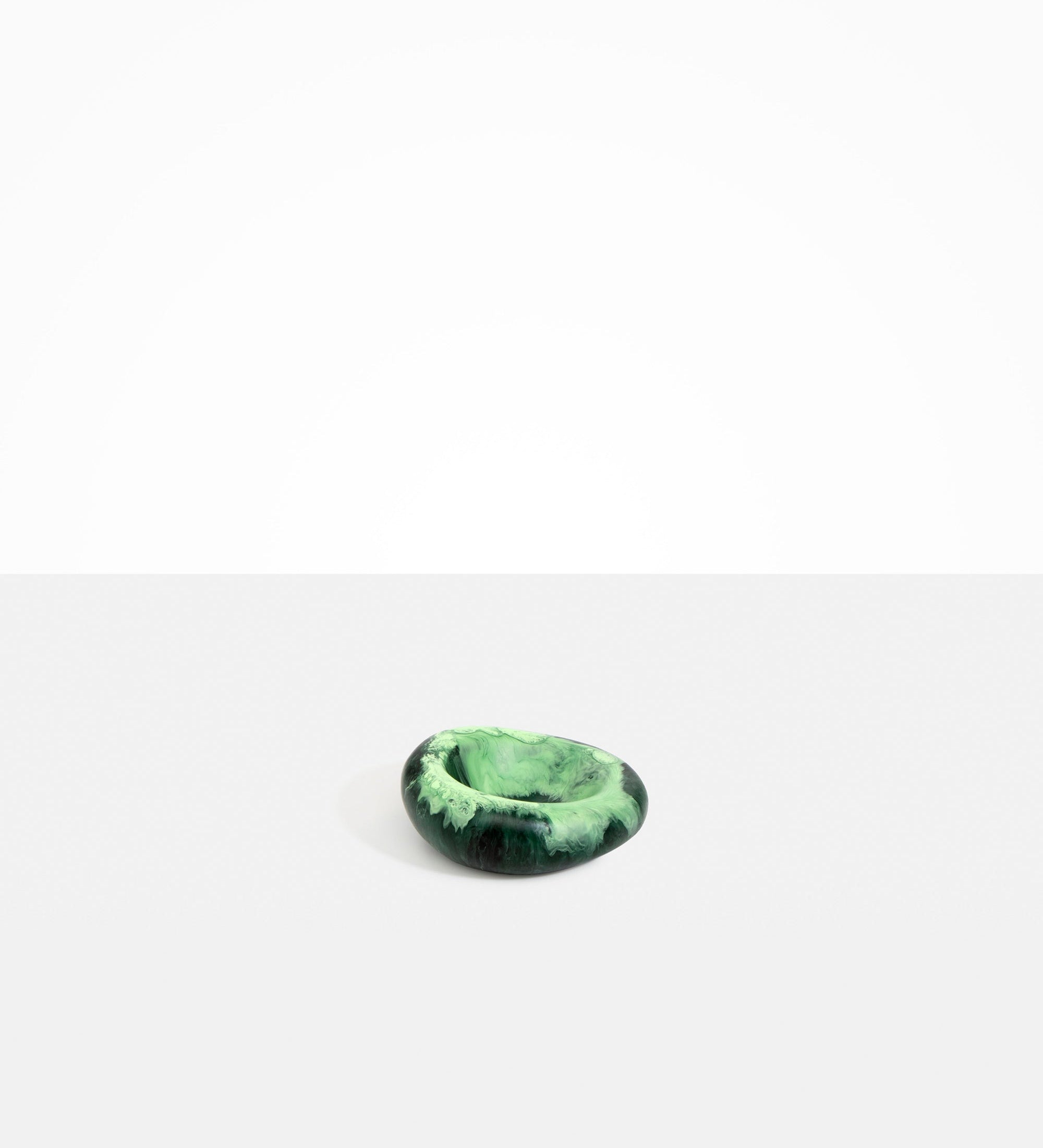 Dinosaur Designs Medium Drift Dish Tableware in Moss Colour resin