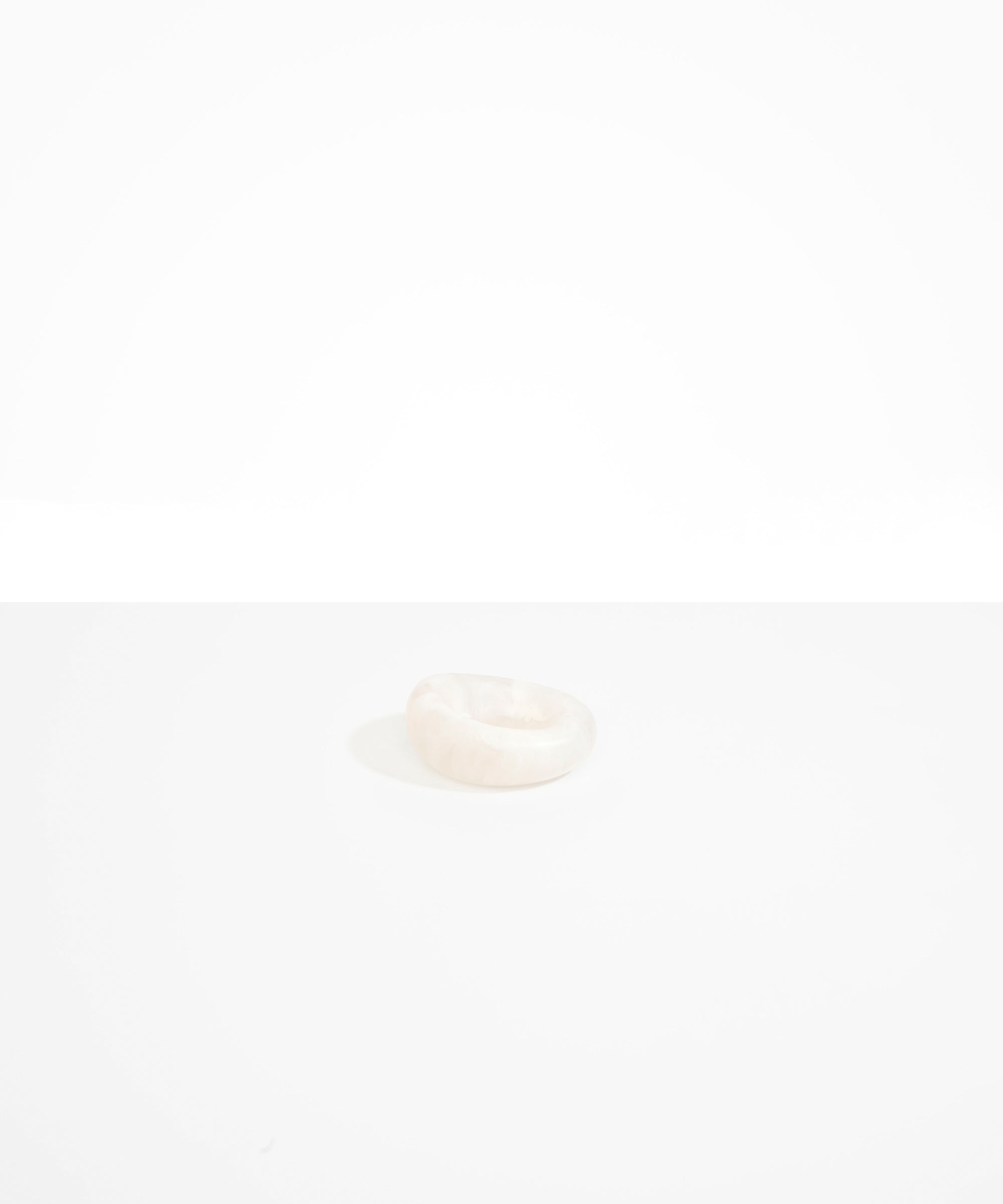 Dinosaur Designs Small Drift Dish in Chalk Swirl Colour resin