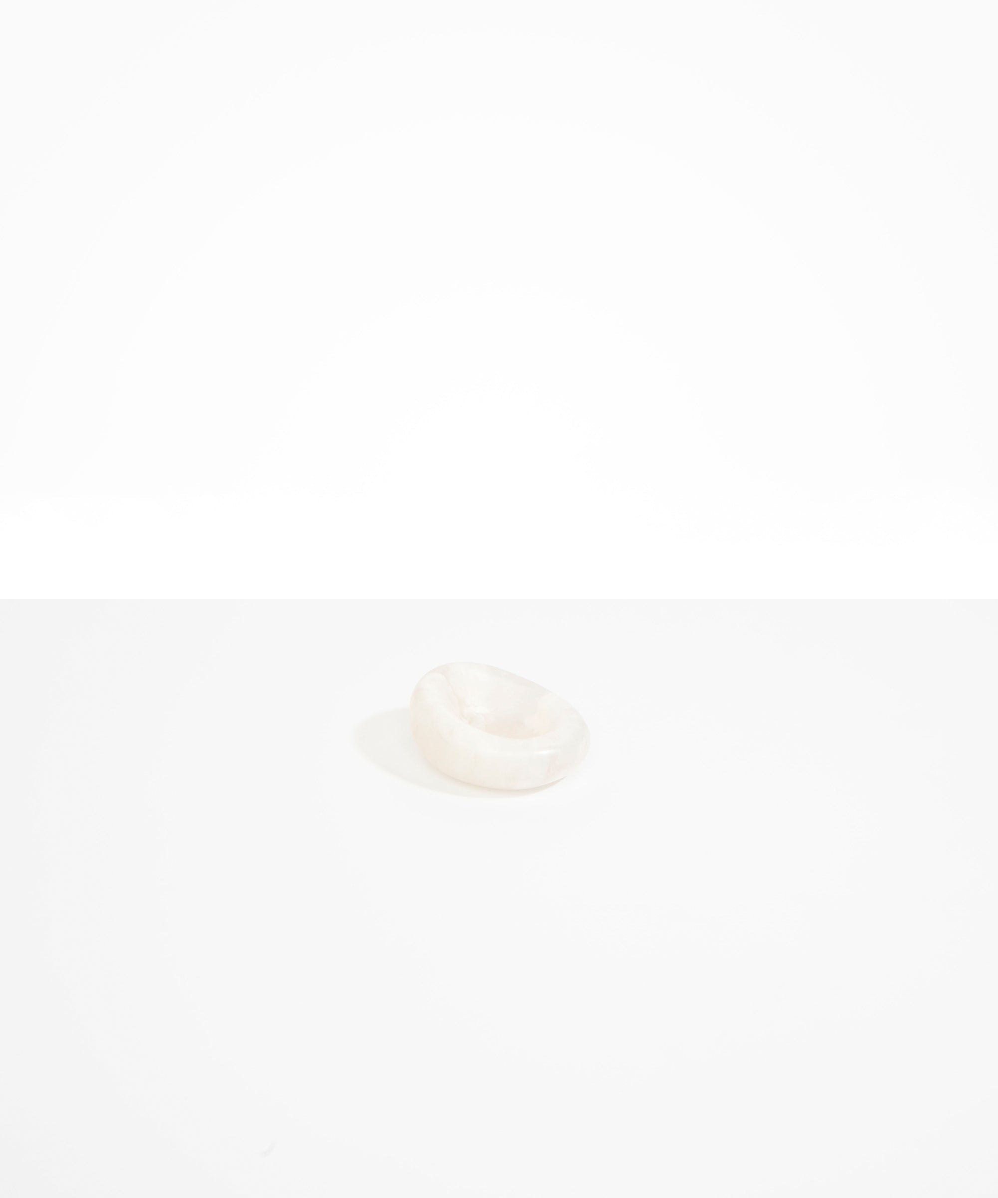 Dinosaur Designs DSHPLNDRFS small drift dish CHALK SWIRL