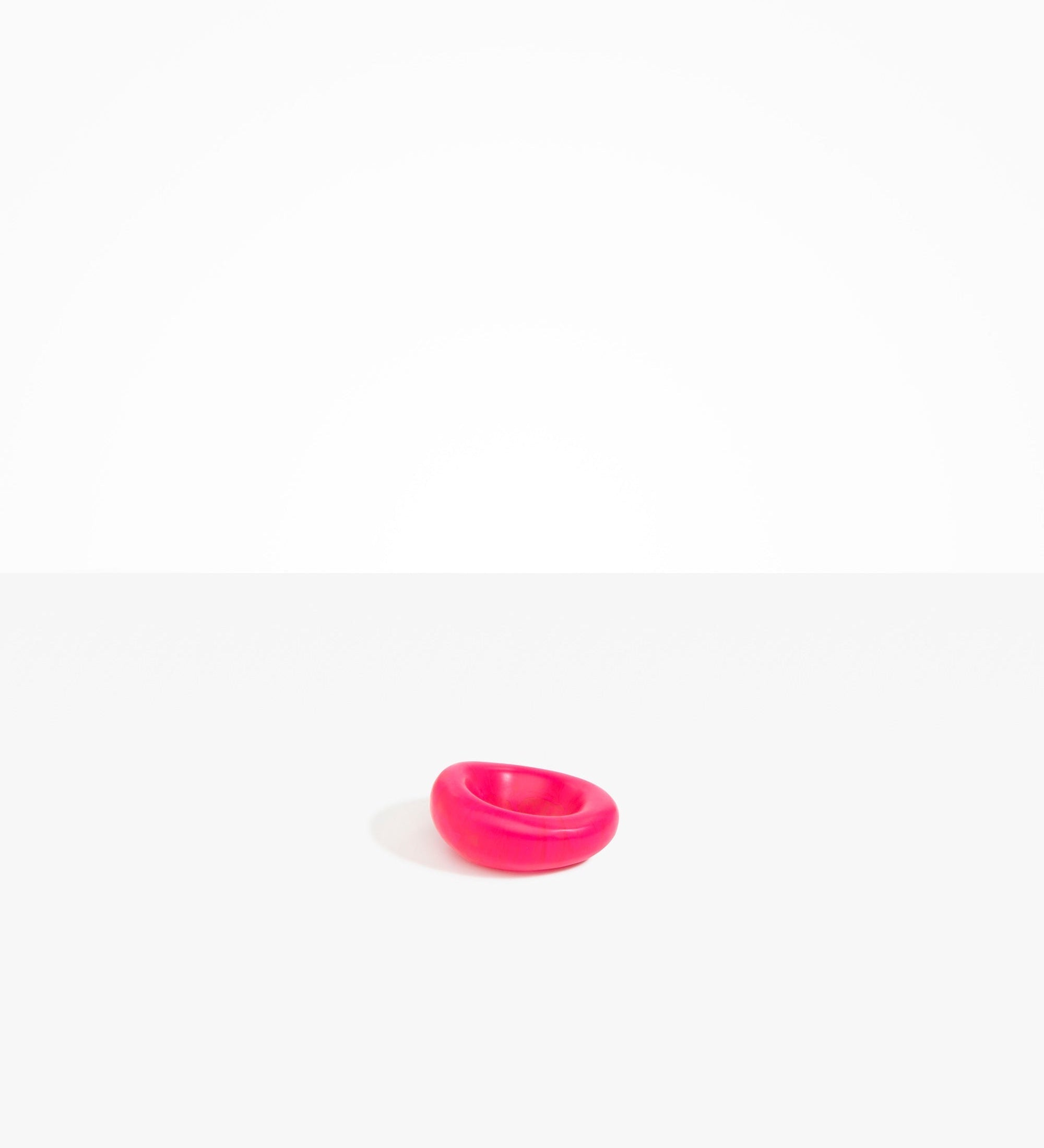 Dinosaur Designs Small Drift Dish Tableware in Flamingo Colour resin