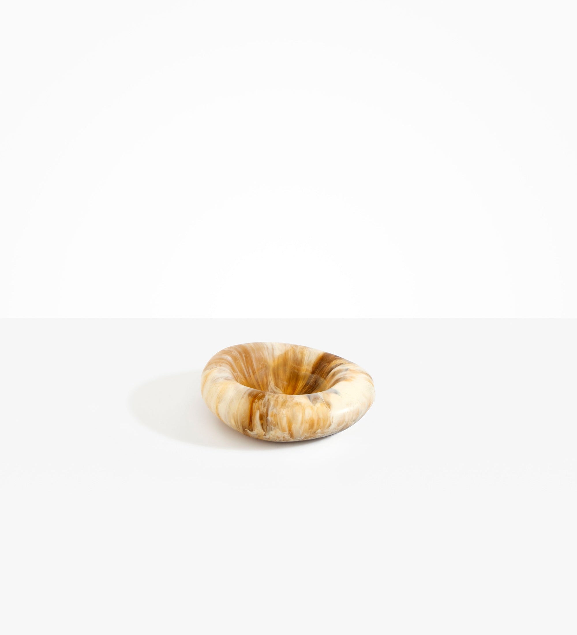 Dinosaur Designs Drift Dish Tableware in Light Horn Colour resin