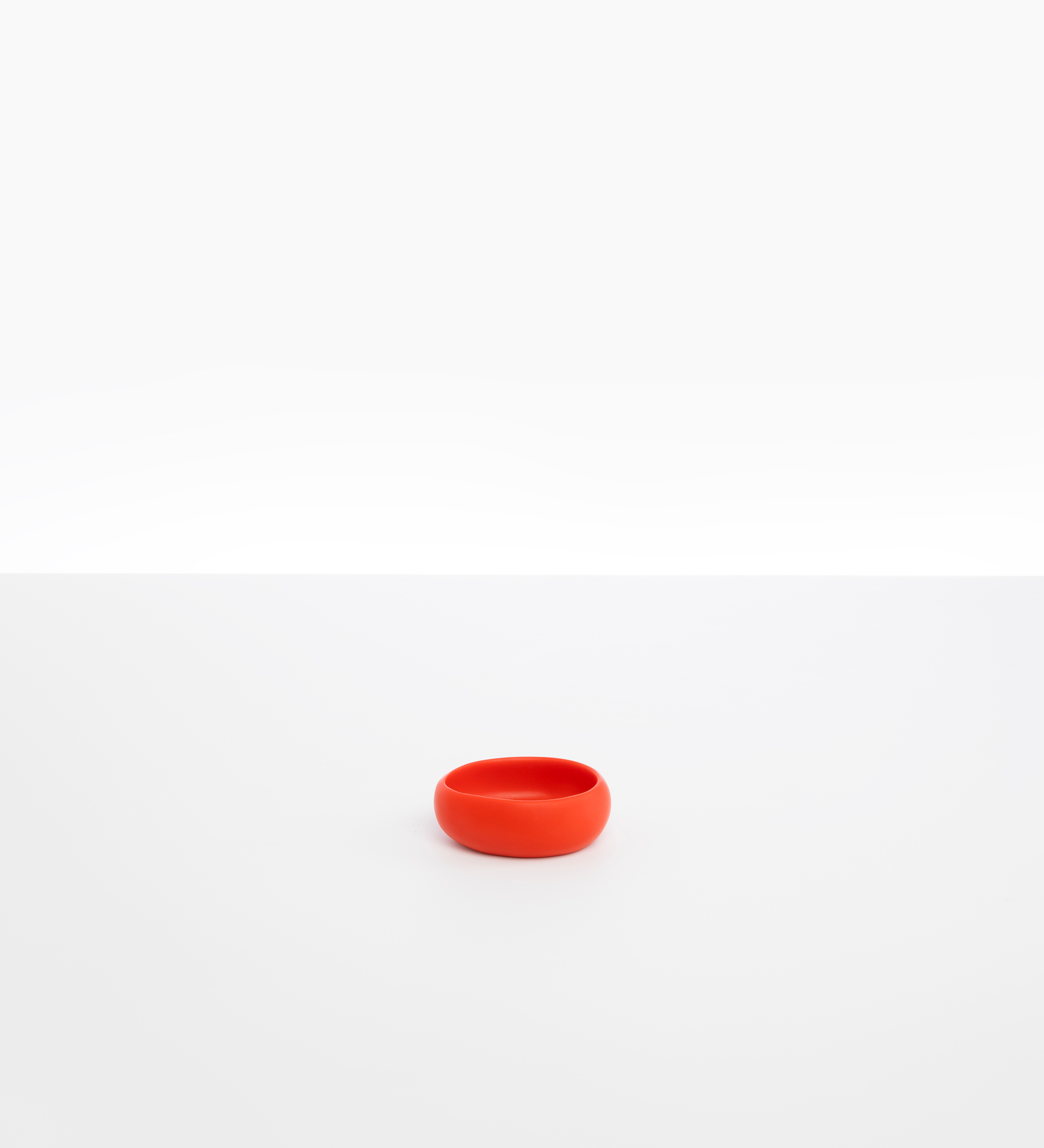 Dinosaur Designs Small Rock Dish Tableware in Coral Pop Colour resin