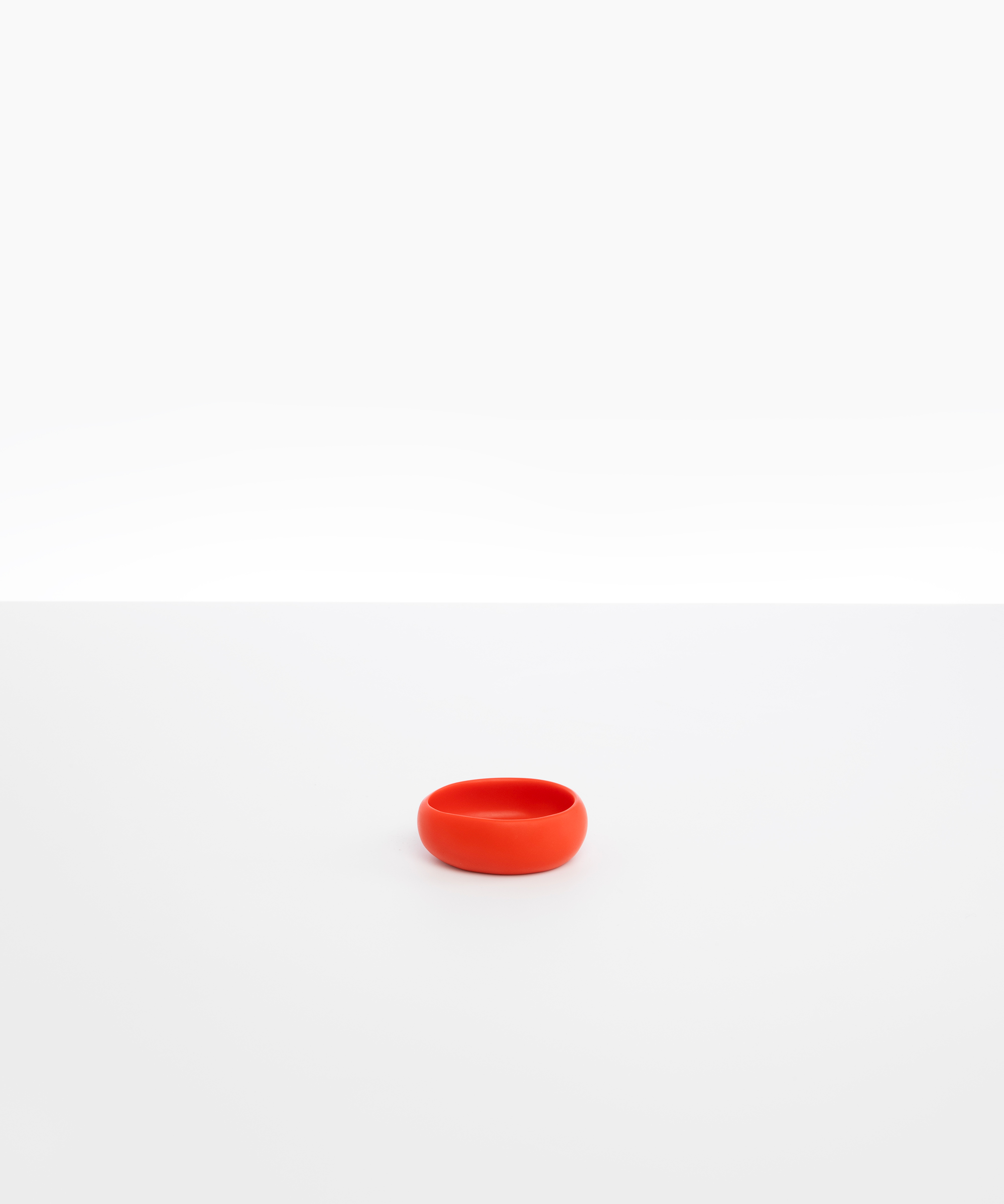 Dinosaur Designs Small Rock Dish Tableware in Coral Pop Colour resin