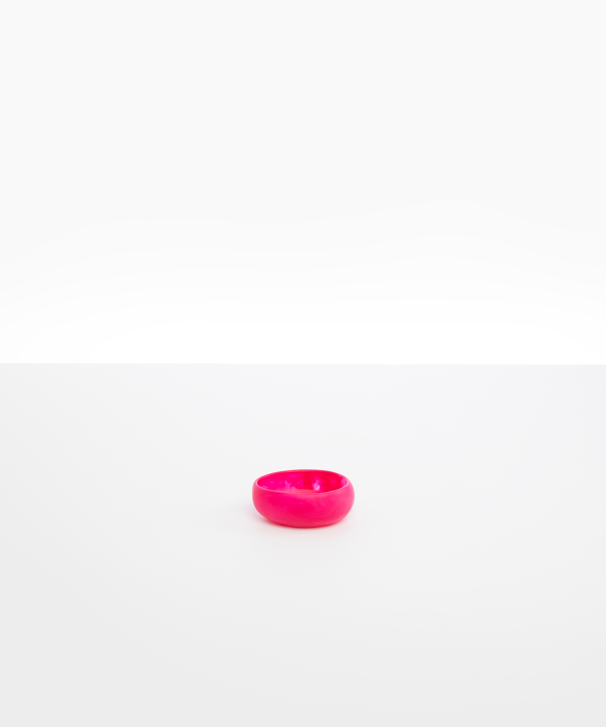 Dinosaur Designs Small Rock Dish Tableware in Flamingo Colour resin