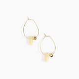 Joie De Vivre Hoop Earrings