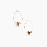 Joie De Vivre Hoop Earrings