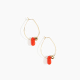 Joie De Vivre Hoop Earrings