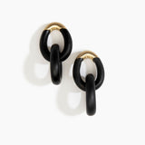 Large Rock Chain Earrings