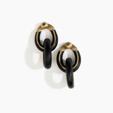 Large Rock Chain Earrings