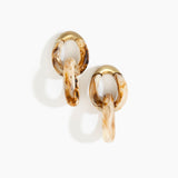 Large Rock Chain Earrings