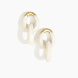 Large Rock Chain Earrings
