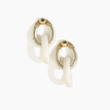 Large Rock Chain Earrings