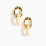 Large Rock Chain Earrings