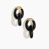 Large Rock Chain Earrings