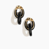 Large Rock Chain Earrings