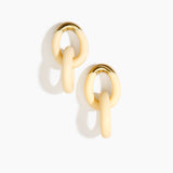 Large Rock Chain Earrings