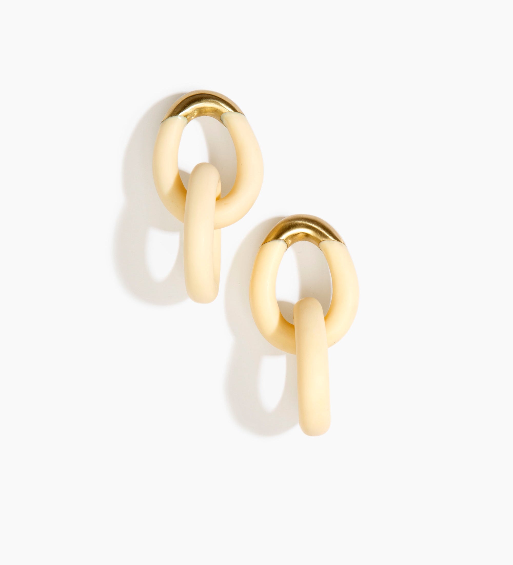 Large Rock Chain Earrings