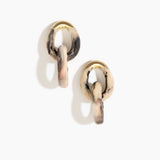 Large Rock Chain Earrings