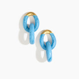 Large Rock Chain Earrings