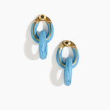 Large Rock Chain Earrings