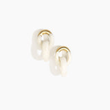 Small Rock Chain Earrings