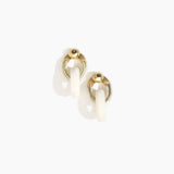 Small Rock Chain Earrings