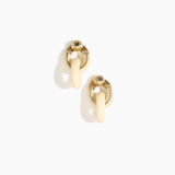 Small Rock Chain Earrings