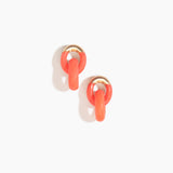 Small Rock Chain Earrings