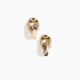 Small Rock Chain Earrings