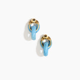 Small Rock Chain Earrings