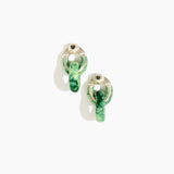 Small Rock Chain Earrings