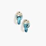 Small Rock Chain Earrings