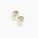 Small Rock Chain Earrings