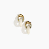 Small Rock Chain Earrings