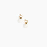 Small River Rock Hoop Earrings