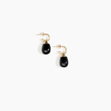 Small River Rock Hoop Earrings