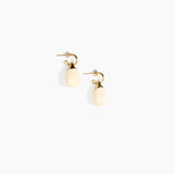 Small River Rock Hoop Earrings