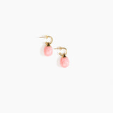 Small River Rock Hoop Earrings