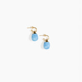Small River Rock Hoop Earrings