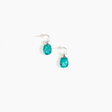 Small River Rock Hoop Earrings