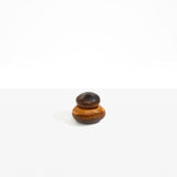 Dinosaur Designs Medium Pebble Jar in Dark Horn Colour resin